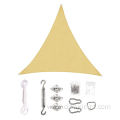 Triangle Outdoor Shade Sail in Beige